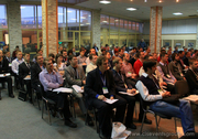 Конференц-зал наполнен участниками до отказа